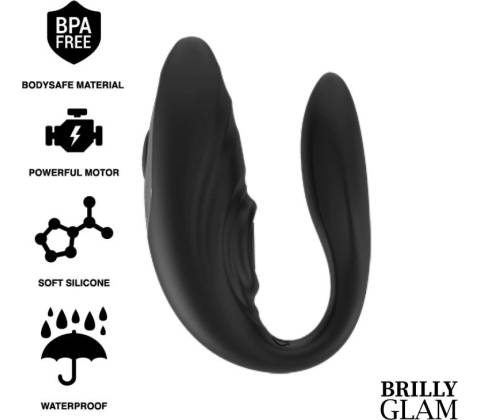 Brilly Glam Couple Pulsing & Vibrating Remote Control