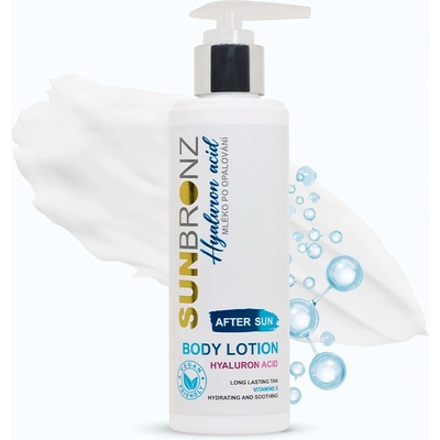 SUN BRONZ mléko po opalování s kyselinou hyaluronovou 200 ml