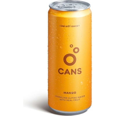 Cans Sycená voda s příchutí manga 330 ml