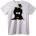 NOONEBRAND Тениска Таинствен мъж - XL, White