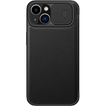 Nillkin Кожен кейс Nillkin Qin Pro Leather за iPhone 14 Plus (черен) (6902048249097)
