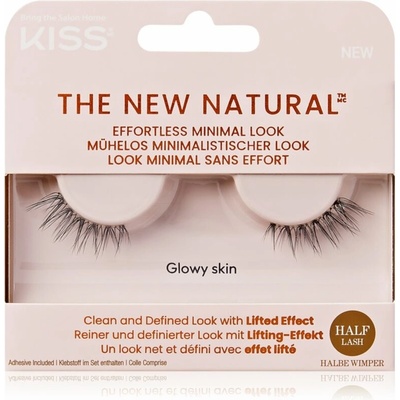 KISS The New Natural Effortless Minimal Look umelé mihalnice Glowy Skin 2 ks