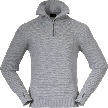 Bergans Мъжки вълнен пуловер Bergans Ulriken Jumper Merino jumper - Magnesium Grey (005-0358-1613)