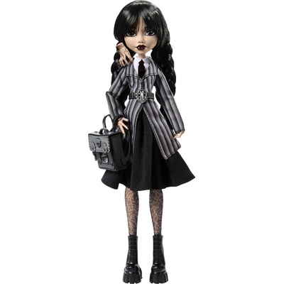 Monster High Кукла Monster High - Wednesday in Nevermore Academy Uniform With Thing, 29 cm (HXJ04)