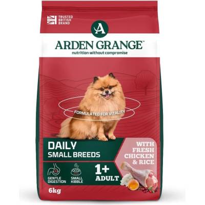 Arden Grange Възрастен Мини с прясно пиле и ориз 6 кг