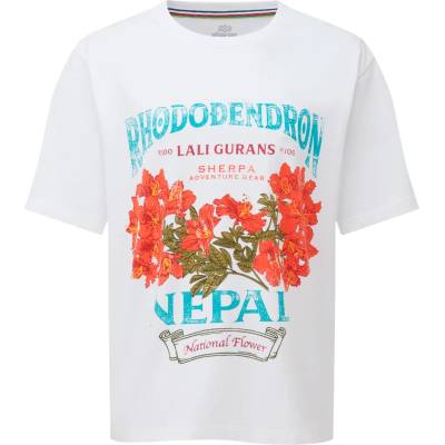 Sherpa Дамска тениска Sherpa Women's Tarcho Rhododendron Tee T-shirt - Katha White (916-6736-0213)