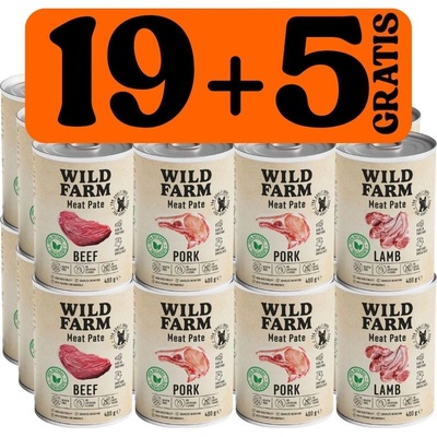Wild Farm Pate MIX 24 x 400 g