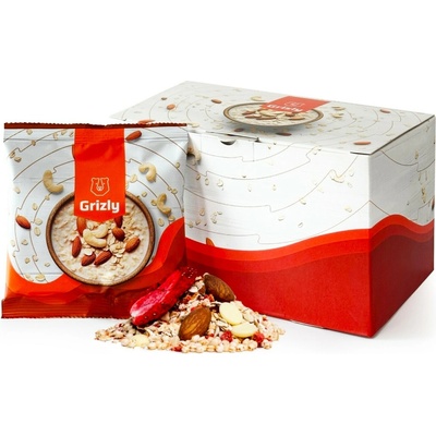 Grizly Ovsené kaše biela čokoláda a jahoda 600 g