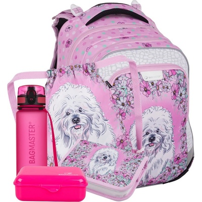 Bagmaster set pejsek růžová LUMI 24 G velký