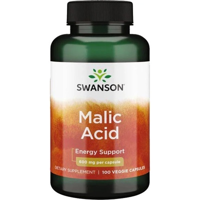 Swanson Malic Acid Kyselina Malicová 600 mg 100 kapslí