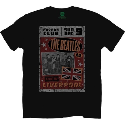 The Beatles Live In Liverpool Black S Риза (BEATTEE105MB01)