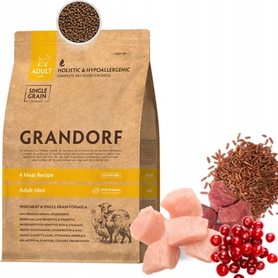 Grandorf 4 Meat Adult Mini Breeds 1 kg