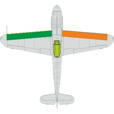 Eduard Bf 109G wings leading edge wavy lines recommended for 1:48
