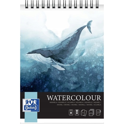 Oxford Akvarelový blok Artistic Watercolour A4 10 listov 300 g na špirále