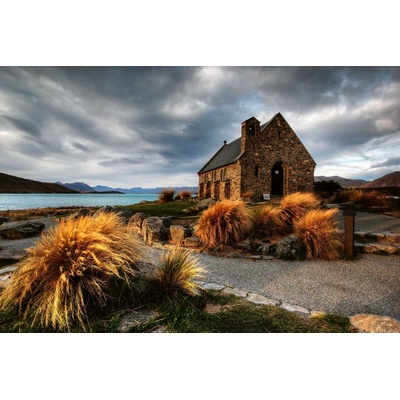 DIMEX ART Флизелинов фототапет тихата църква 375 x 250 см