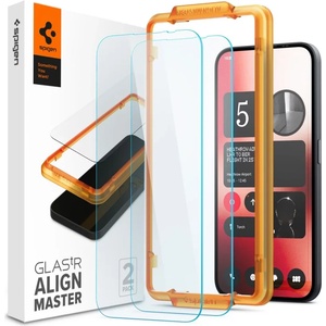 Spigen Glass tR AlignMaster пакет 2 - Nothing Phone (2a) (AGL07681)