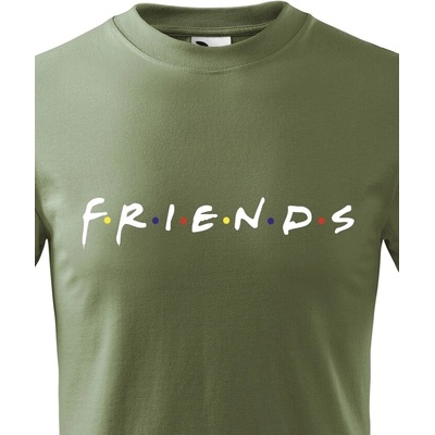 Dětské tričko Friends Barva Military 69 Canvas Bezvatriko.cz 0995