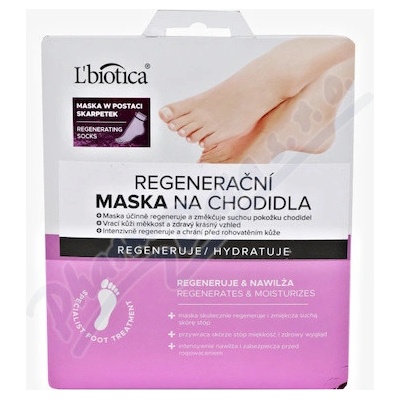 Lbiotica Regenerační maska na chodidla 1pár