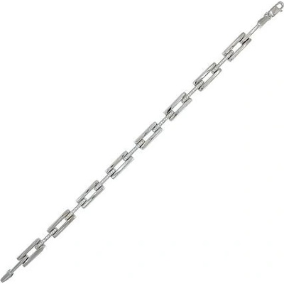 Infinitysilver stříbrný náramek obdélníky se zirkony OL466318319