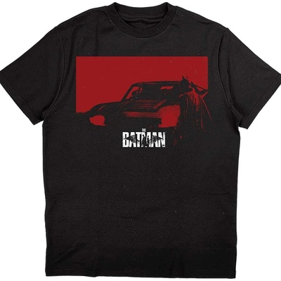 DC Comics tričko The Batman Red Car čierne