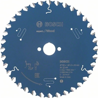 Bosch Pílový kotúč Expert for Wood, pr. 160 mm, 36 zubov, b1/1,8 (2608644014)