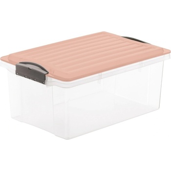 Rotho úložný box Compact 13L růžový
