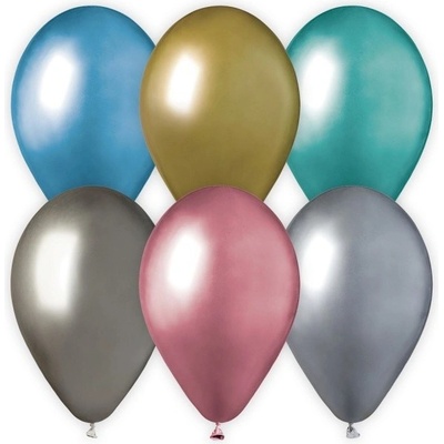 Grabo BALÓNKY latexové chromové mix barev 33 cm
