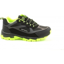 Obutex A323025A dámská celoroční obuv black/lime