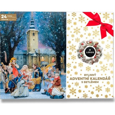 Leros Adventní kalendář s betlémem - dárková sada čajů 20 sáčků