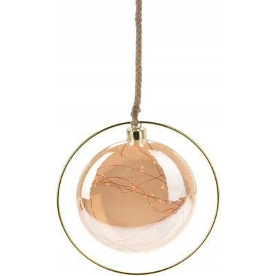 Home Styling Collection Dekorační skleněná s LED dekorací, Ø 18 cm