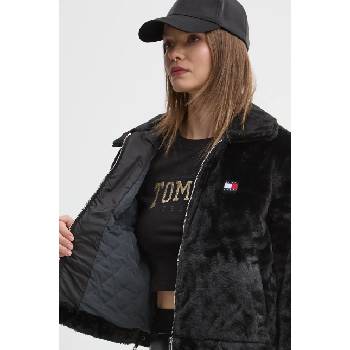 Tommy Jeans Яке Tommy Jeans в черно преходен модел с уголемена кройка DW0DW19523 (DW0DW19523)