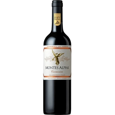 Montes Alpha Carmenere 14,5% 0,75 l (holá láhev)