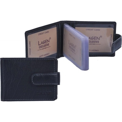 Lagen kožené pouzdro na karty a doklady 1485/T černé – Hledejceny.cz