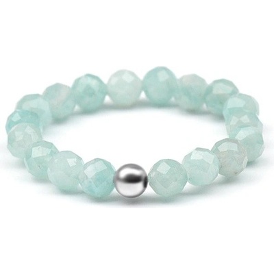 Agato prsten s amazonitem POL R08