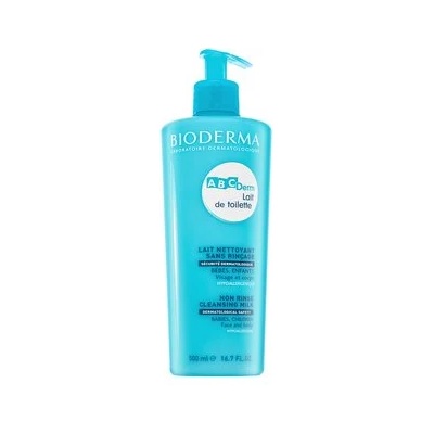 BIODERMA ABCDerm Lait de Toilette Non Rinse Cleansing Milk почистващо мляко за деца 500 ml