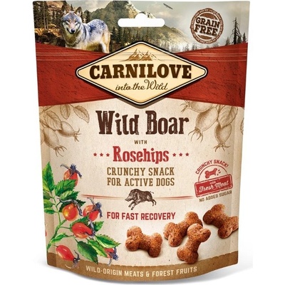 Carnilove Crunchy Snack Wild Boar & Rosehips 200 g – Sleviste.cz