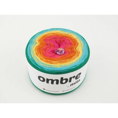 MILA Příze OMBRE Classic 1200m/3nitky M019 - Lolipop