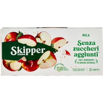 Skipper Jablkový Džús Bez Cukru 3 x 200 ml