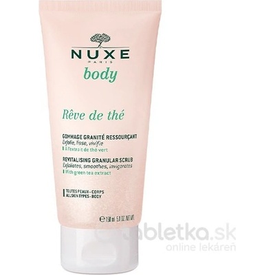Nuxe Rêve de thé revitalizačný telový peeling 150 ml