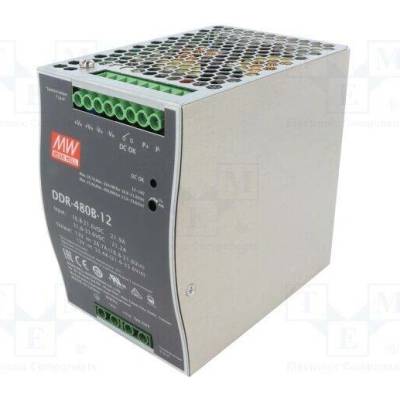 MEAN WELL DDR-480B-12 Měnič: DC/DC; 400,8W; Uvst: 16,8÷33,6VDC; Uvýst: 12VDC; Ivýst: 33,4A