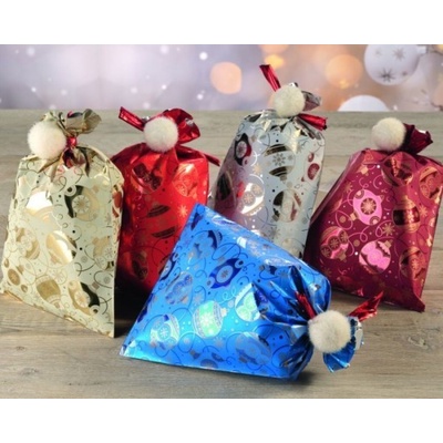 PNP Plast Vánoční dárkový sáček - Decoration - 16 x 25 cm - 100 ks