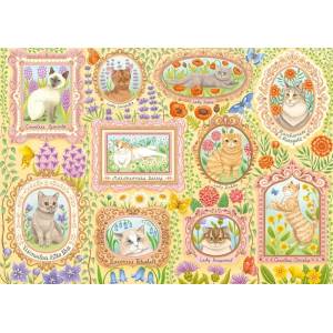 Schmidt Spiele - Puzzle Aristocratic Cats - 1 000 piese