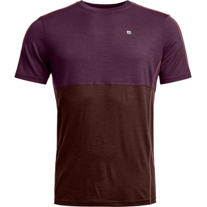 Ortovox Мъжко мериносово термобельо Ortovox 185 Rock'N'Wool Short Sleeve Merino base layer - Dark Wild Berry (015-1352-1011)