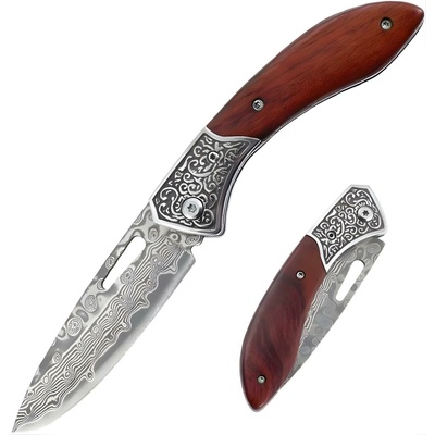 IZMAEL Outdoorový skládací nůž WG746 Hnědá 8 cm