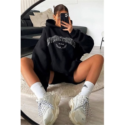 Madmext Дамски суичер - черен 308885 (308885_Черно)