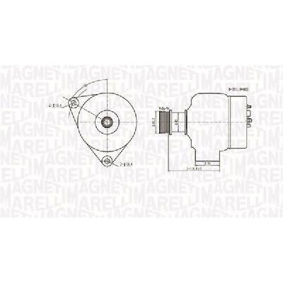 Alternátor MAGNETI MARELLI 063731138010