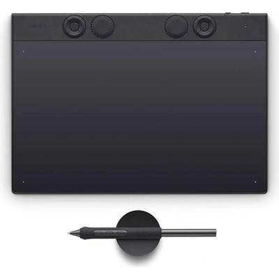 Графичен таблет Wacom Intuos Pro Medium (черен), 5080 lpi, 8192 нива на натиск (PTK670K0B)