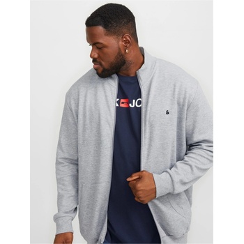 JACK & JONES Суичър Jack and Jones Men's Paulos Zip Hoodie - Grey Melange