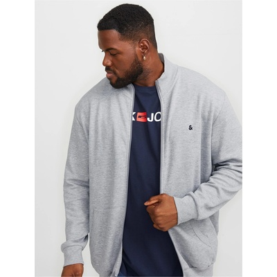 JACK & JONES Суичър Jack and Jones Men's Paulos Zip Hoodie - Grey Melange