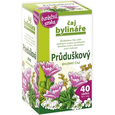 Čaj bylináře Průduškový nálevové sáčky 40 x 1,6 g